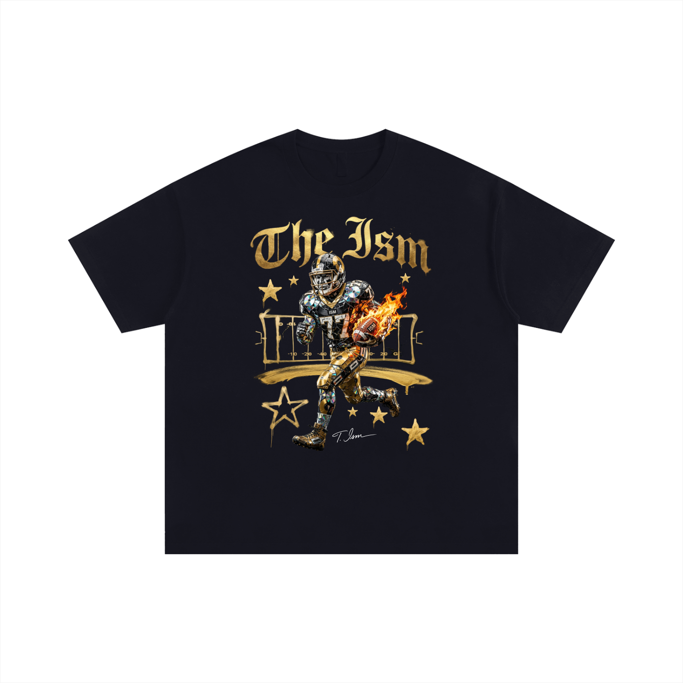 On Fire Ism Oversized Cotton T-Shirt