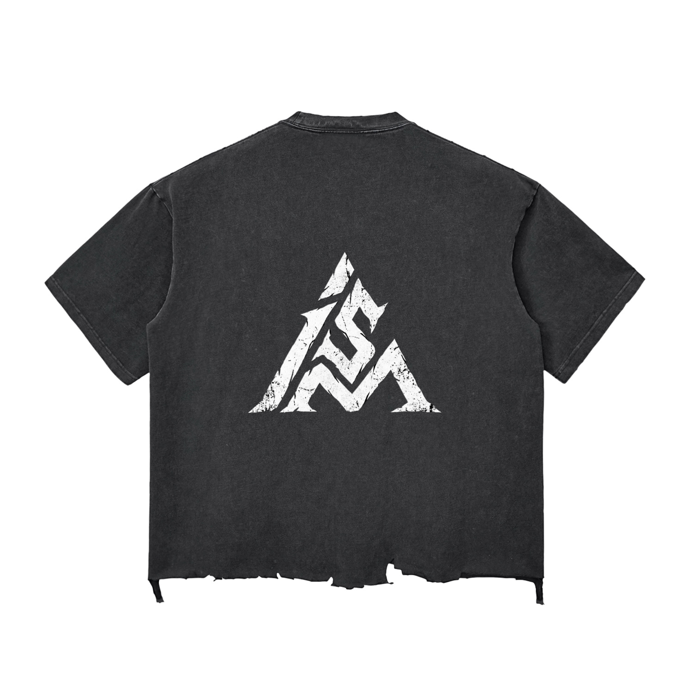The ISM Snow Wash Raw-Hem Boxy T-shirt