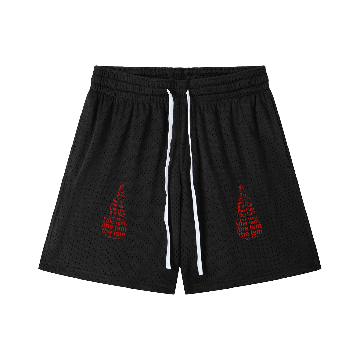 The Flaming Chili Pepper Mesh Drawstring Shorts