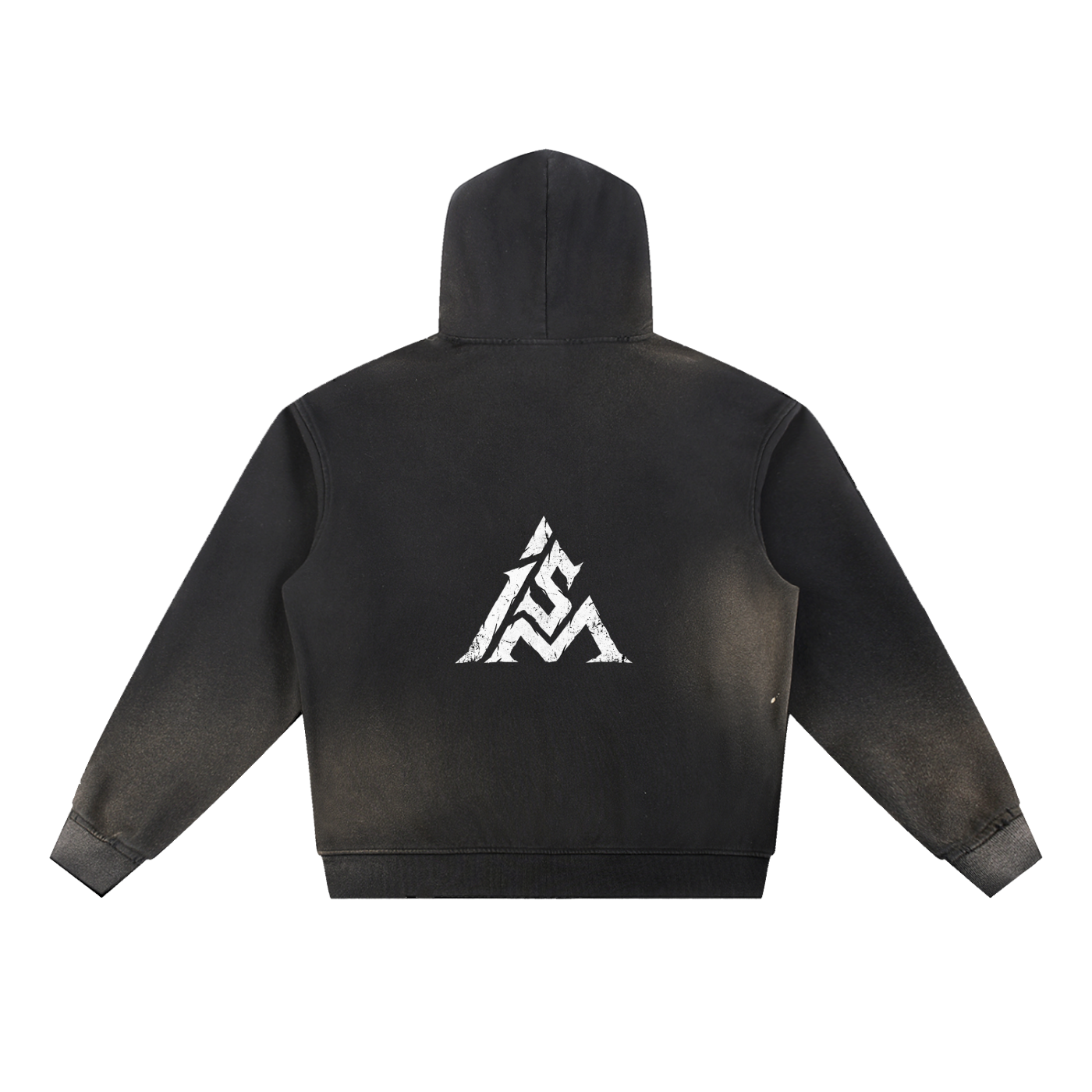 Music Mend Heart Ism Sun Fade Frayed Fleece Hoodie