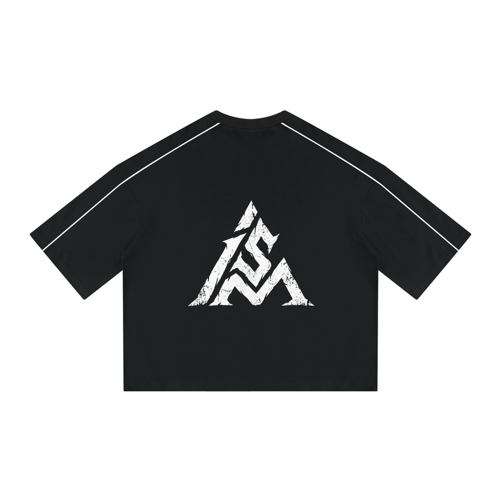 Know Ism Unisex Heavyweight Boxy Piping T-Shirt