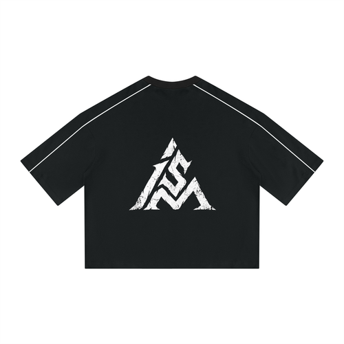 Know Ism Unisex Heavyweight Boxy Piping T-Shirt
