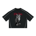 Know Ism Unisex Heavyweight Boxy Piping T-Shirt