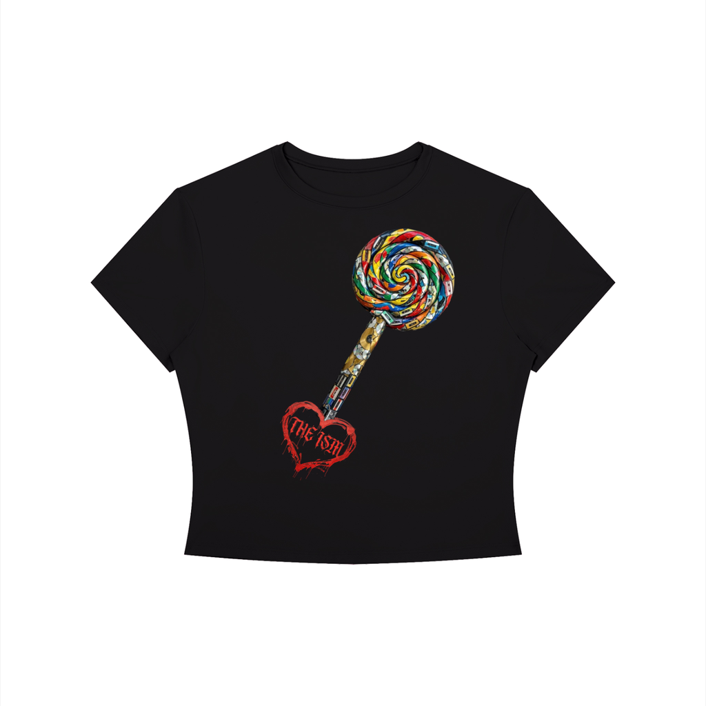 Sweetheart Ism Women's Crewneck Crop T-Shirt