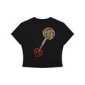 Sweetheart Ism Women's Crewneck Crop T-Shirt