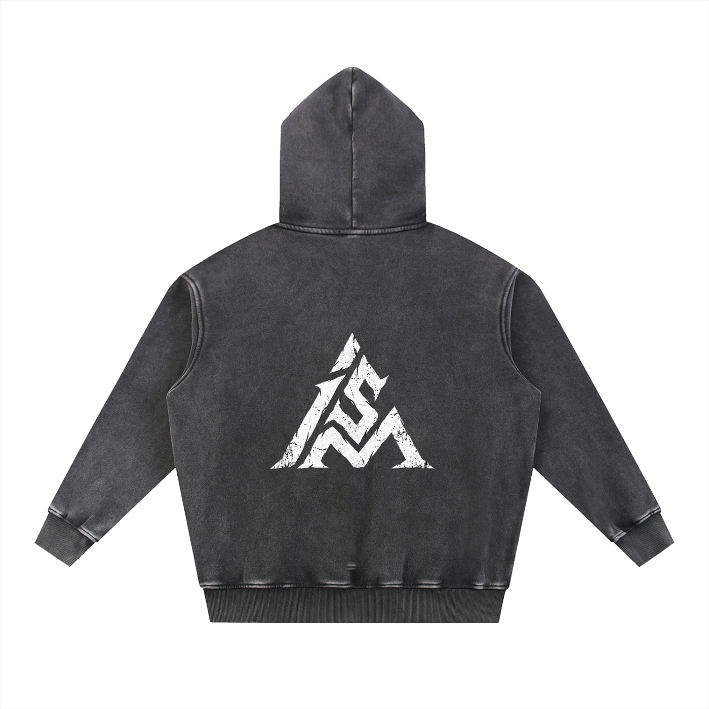 Grind Ism Snow Wash Fleece Oversize Hoodie