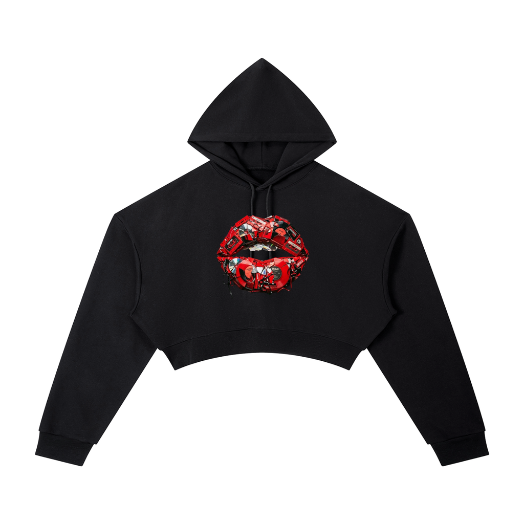 Kiss Ism II  Cropped Hoodie
