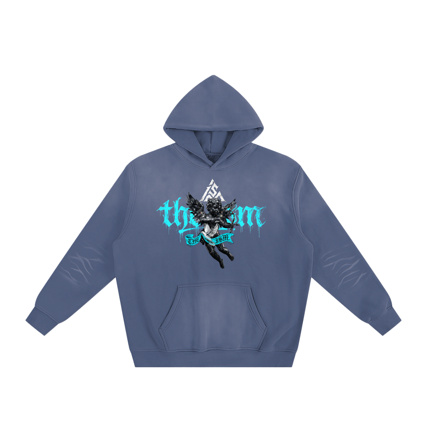 Love Power Ism Sunfade Fleeced Hoodie