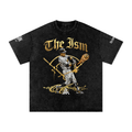 The Home run Ism Snow Washed Oversized Cotton T-Shirt