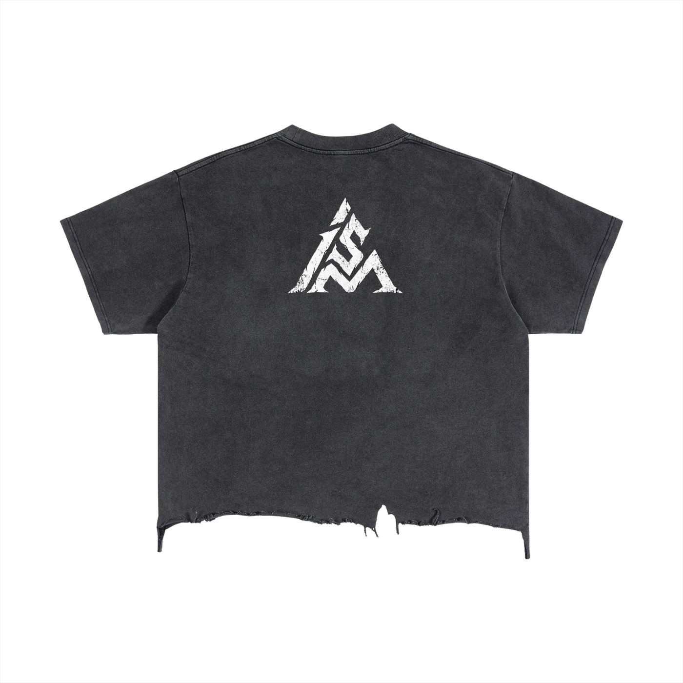 The UFO ISM Vintage Wash Boxy Distressed Hem T-Shirt